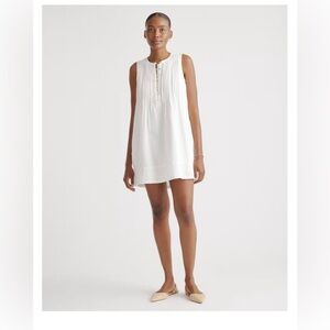 100% Organic Cotton Gauze Sleeveless Swing Dress